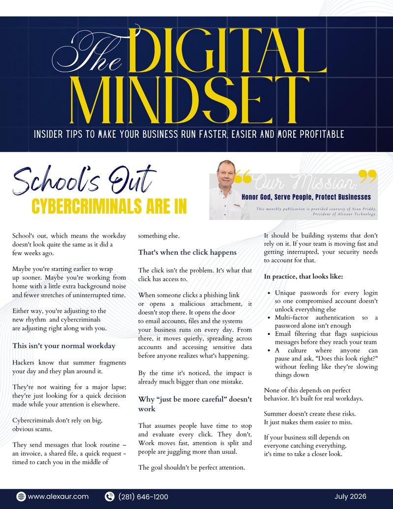 July 2026 Newsletter Cover